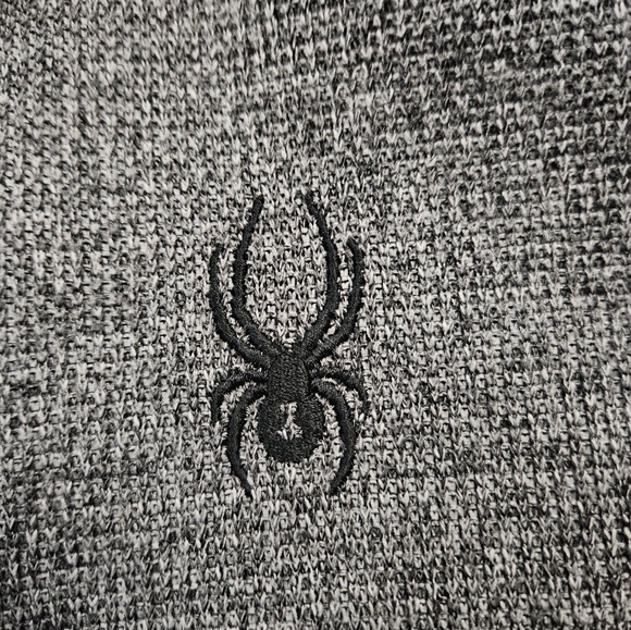 Spyder Full Zip Constant Knit Heathered Raglan Sleeve Jacket Size XL - Picture 6 of 14